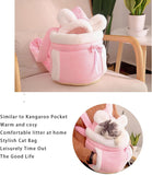 Pet Carrier Bag, Cat Bag Carrier, Double Pocket Cat Front Pack, Carry Bag For Pets, Warm Pet Carrier Bag, Travel Backpacks For Dogs And Cats Backpack