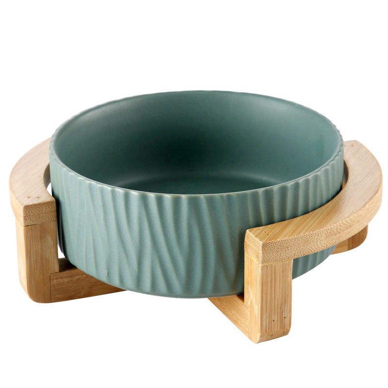Ceramic cat food bowl cat food bowl drinking bowl