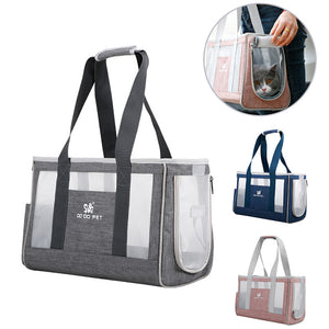 Portable Pet Cat Bag Breathable Dog Carrier Backpack Large Capacity Travel Pet Handbag For PuppyP Kitten ets Outdoor Supplies