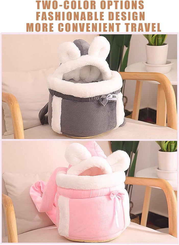 Pet Carrier Bag, Cat Bag Carrier, Double Pocket Cat Front Pack, Carry Bag For Pets, Warm Pet Carrier Bag, Travel Backpacks For Dogs And Cats Backpack